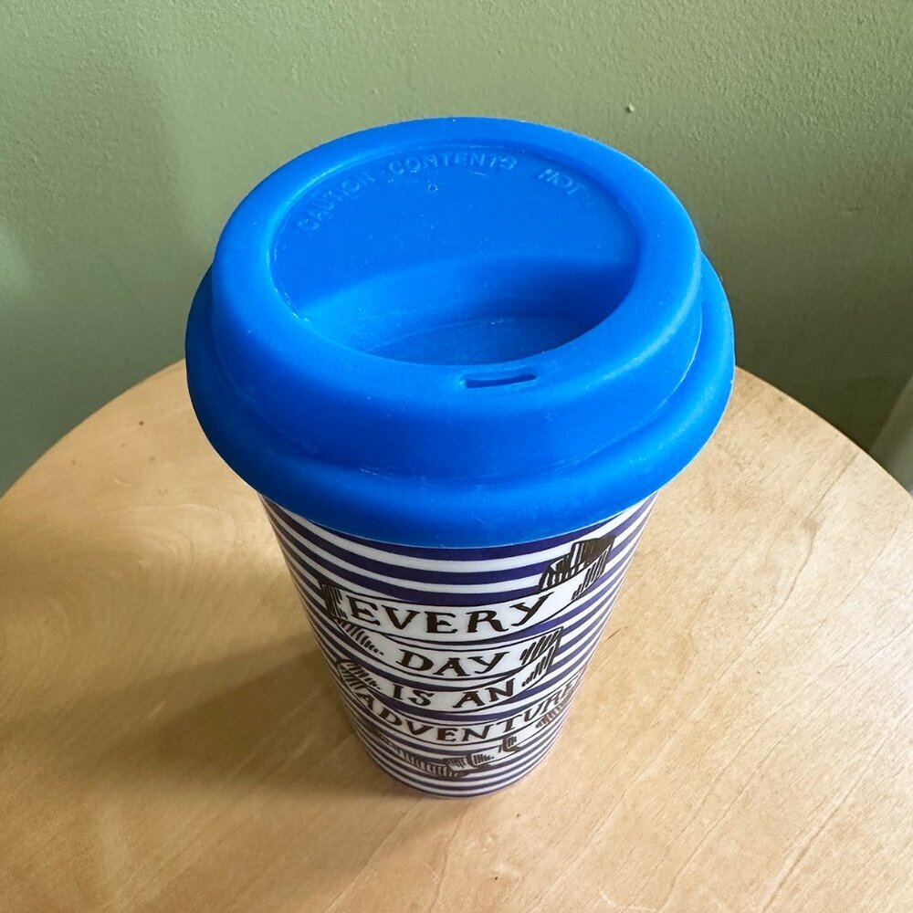 Anthropologie Molly Hatch Ceramic Every Day Is An Adventure Mug 12 oz. - Picture 4 of 4